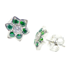 Rosa multicolor Elegant multiple Stud Earring