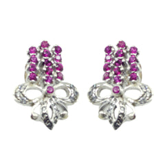 Teresa multicolor Delicate multiple Stud Earring Multi CZ multicolor Stud