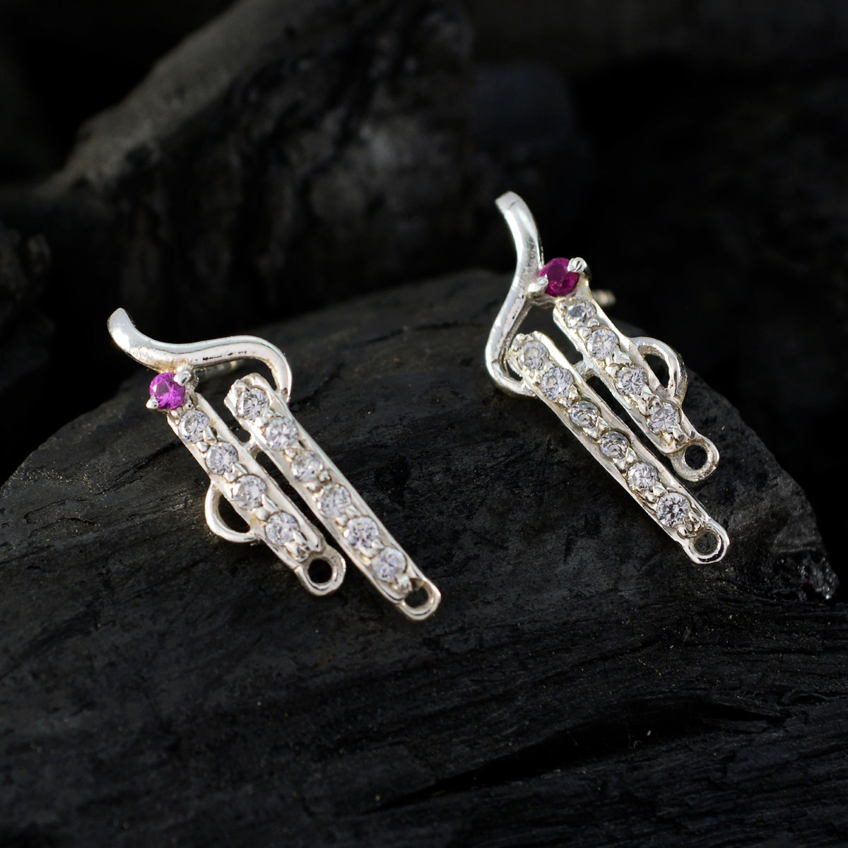 Ángeles multicolor Dainty multiple Stud Earring