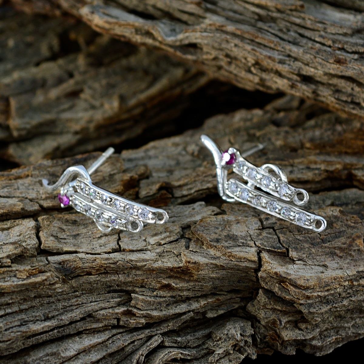 Ángeles multicolor Dainty multiple Stud Earring
