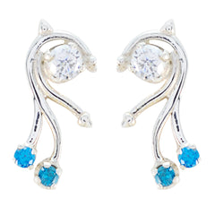 Alina multicolor Delicate multiple Stud Earring Multi CZ multicolor Stud