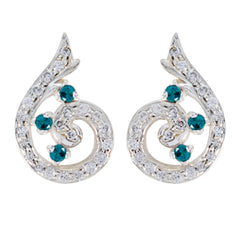 Anna multicolor Elegant multiple Stud Earring Multi CZ multicolor Stud