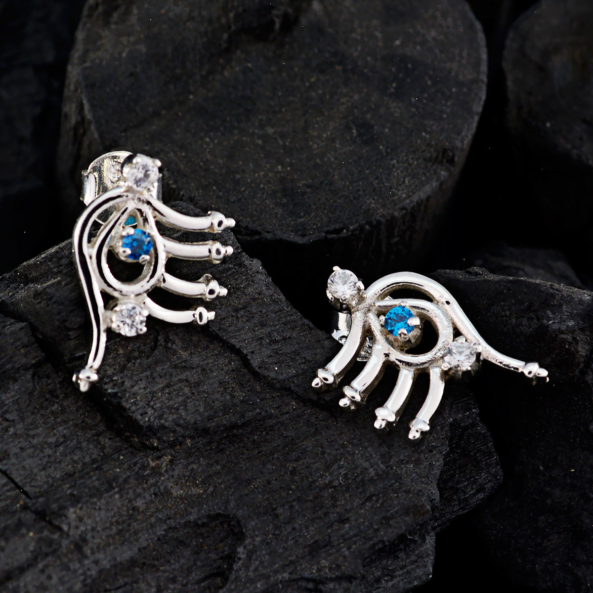 Aurora multicolor Dainty multiple Stud Earring
