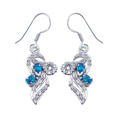 Ella multicolor Delicate multiple Dangle Earring Multi CZ multicolor Dangle