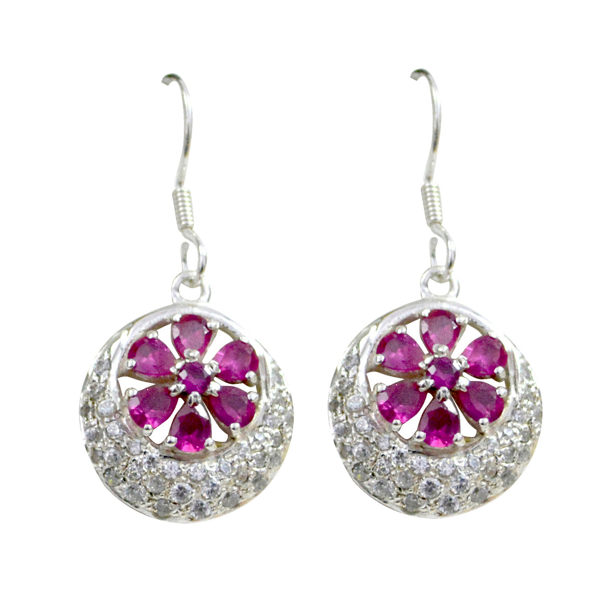 Hannah multicolor Featherlight multiple Dangle Earring Multi CZ multicolor Dangle