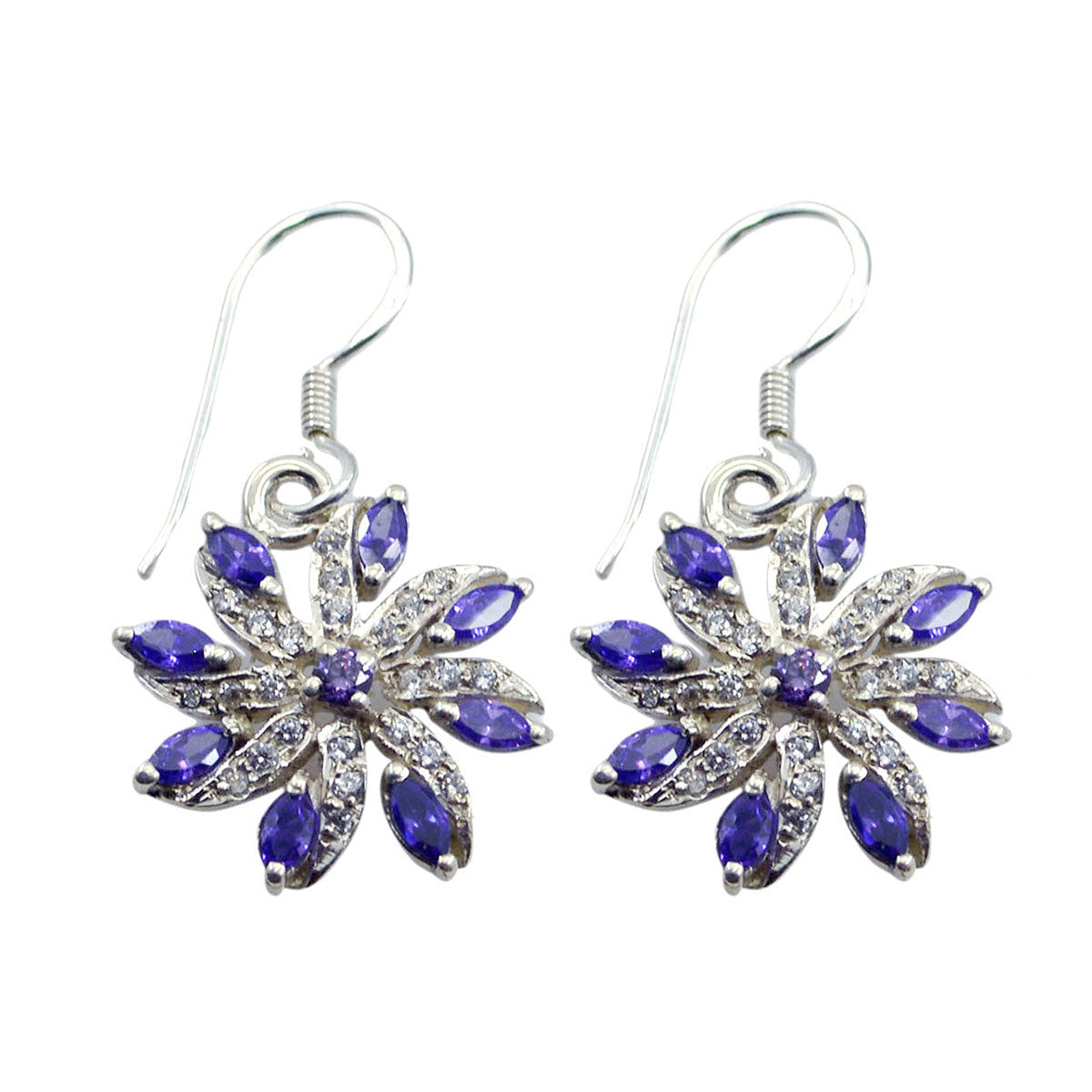 Ines multicolor Featherlight multiple Dangle Earring Multi CZ multicolor Dangle