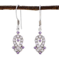 Eva multicolor Elegant multiple Dangle Earring Multi CZ multicolor Dangle