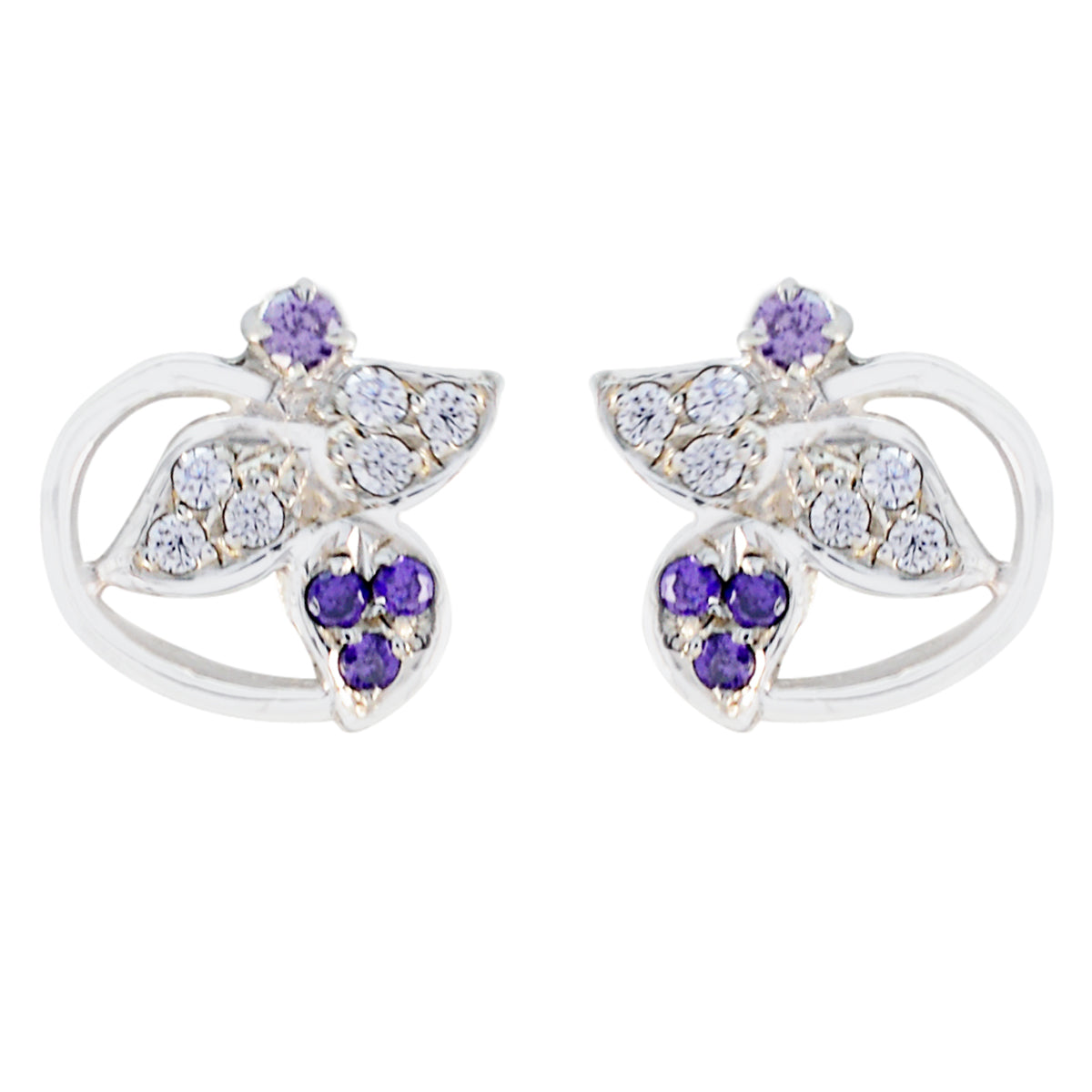 Ivana multicolor Delicate multiple Dangle Earring Multi CZ multicolor Dangle