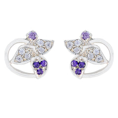 Ivana multicolor Delicate multiple Dangle Earring Multi CZ multicolor Dangle