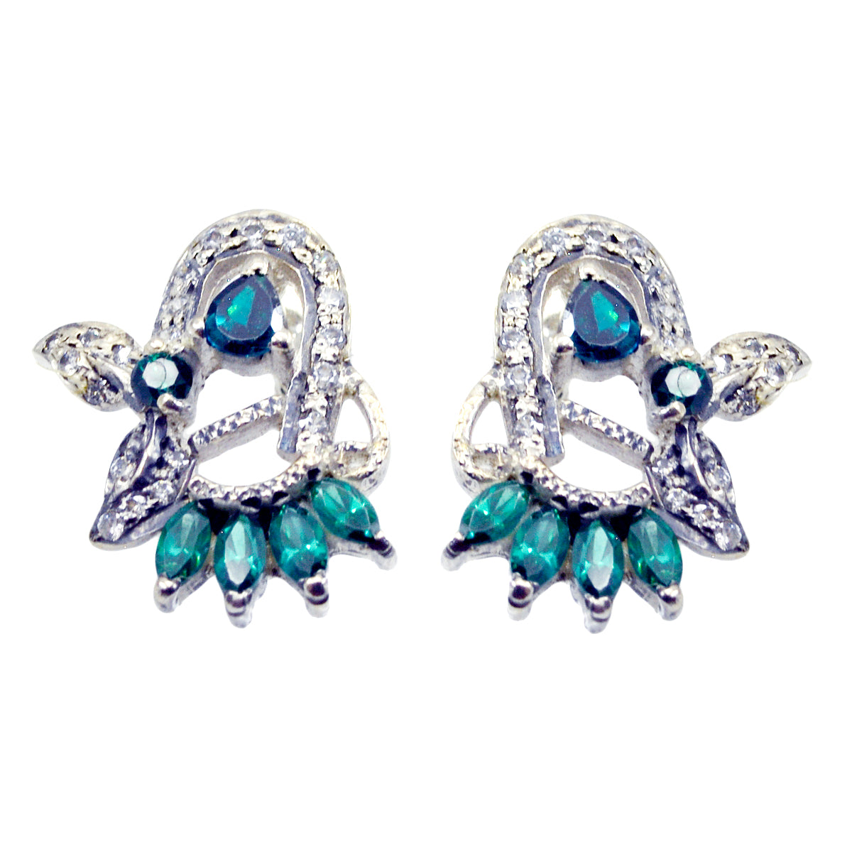 Milagros multicolor Delicate multiple Stud Earring