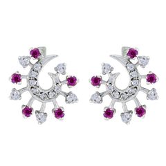Natalia multicolor Delicate multiple Stud Earring Multi CZ multicolor Stud