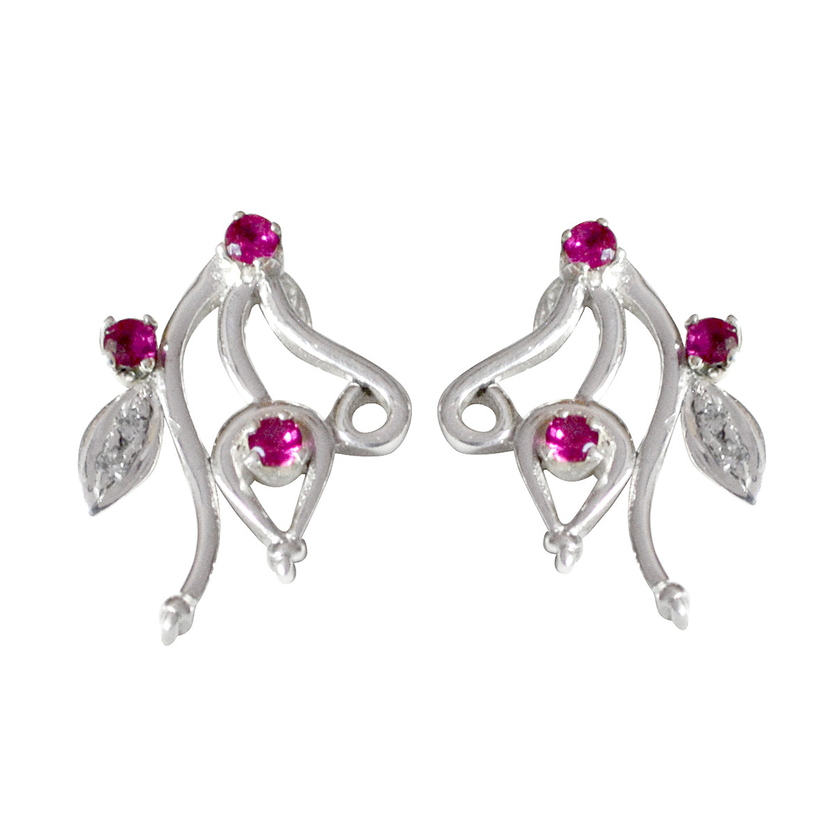 Nayara multicolor Delicate multiple Stud Earring Multi CZ multicolor Stud