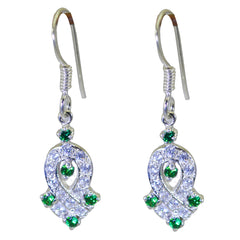 Claire multicolor Elegant multiple Dangle Earring Multi CZ multicolor Dangle