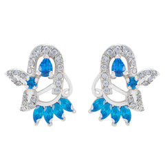Clara multicolor Delicate multiple Stud Earring Multi CZ multicolor Stud