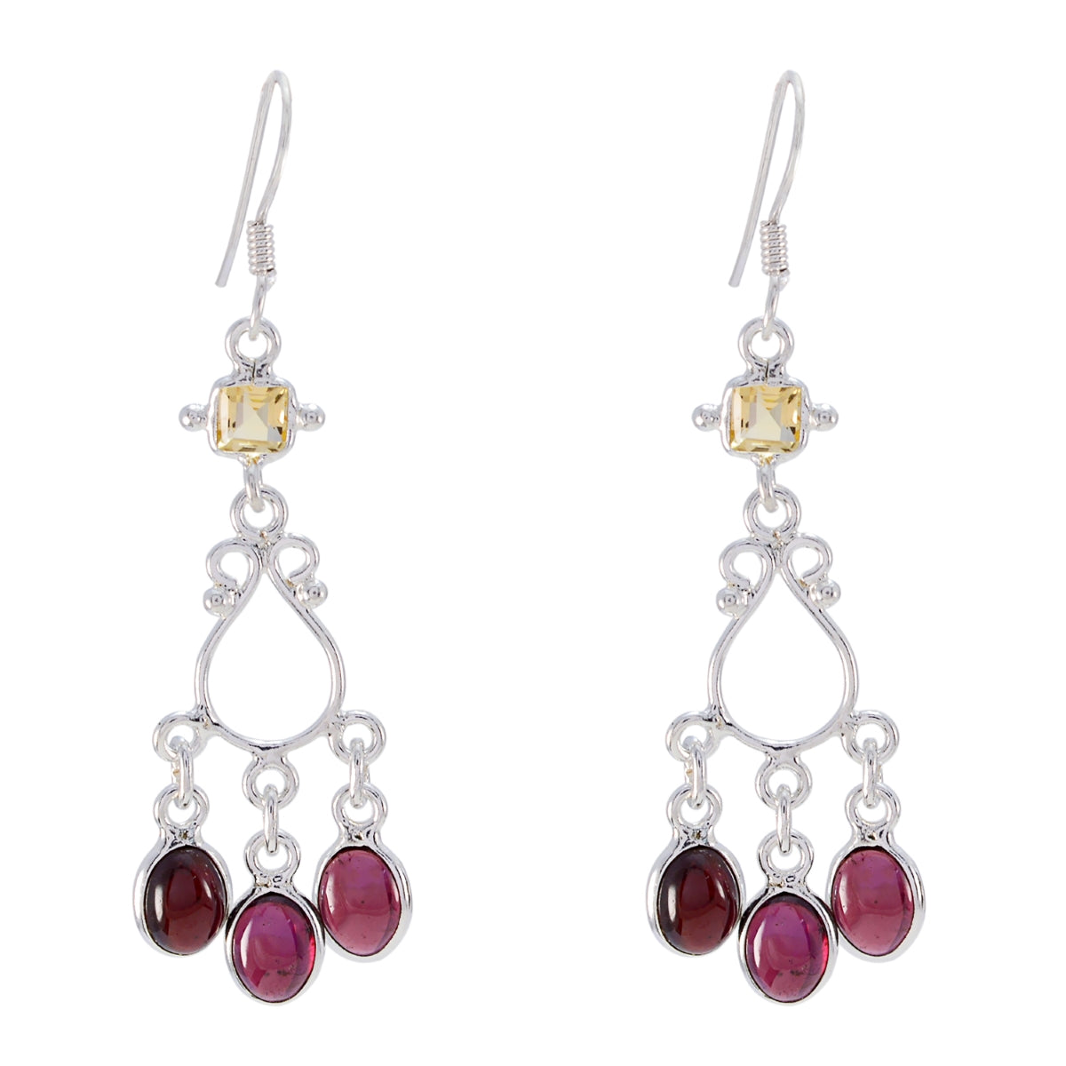 Hanna multicolor Dainty multiple Dangle Earring Multi multicolor Dangle