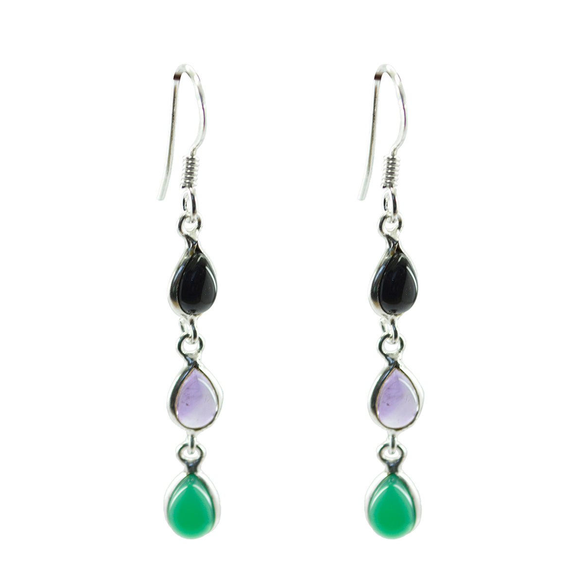 Nova multicolor Delicate multiple Dangle Earring Multi multicolor Dangle