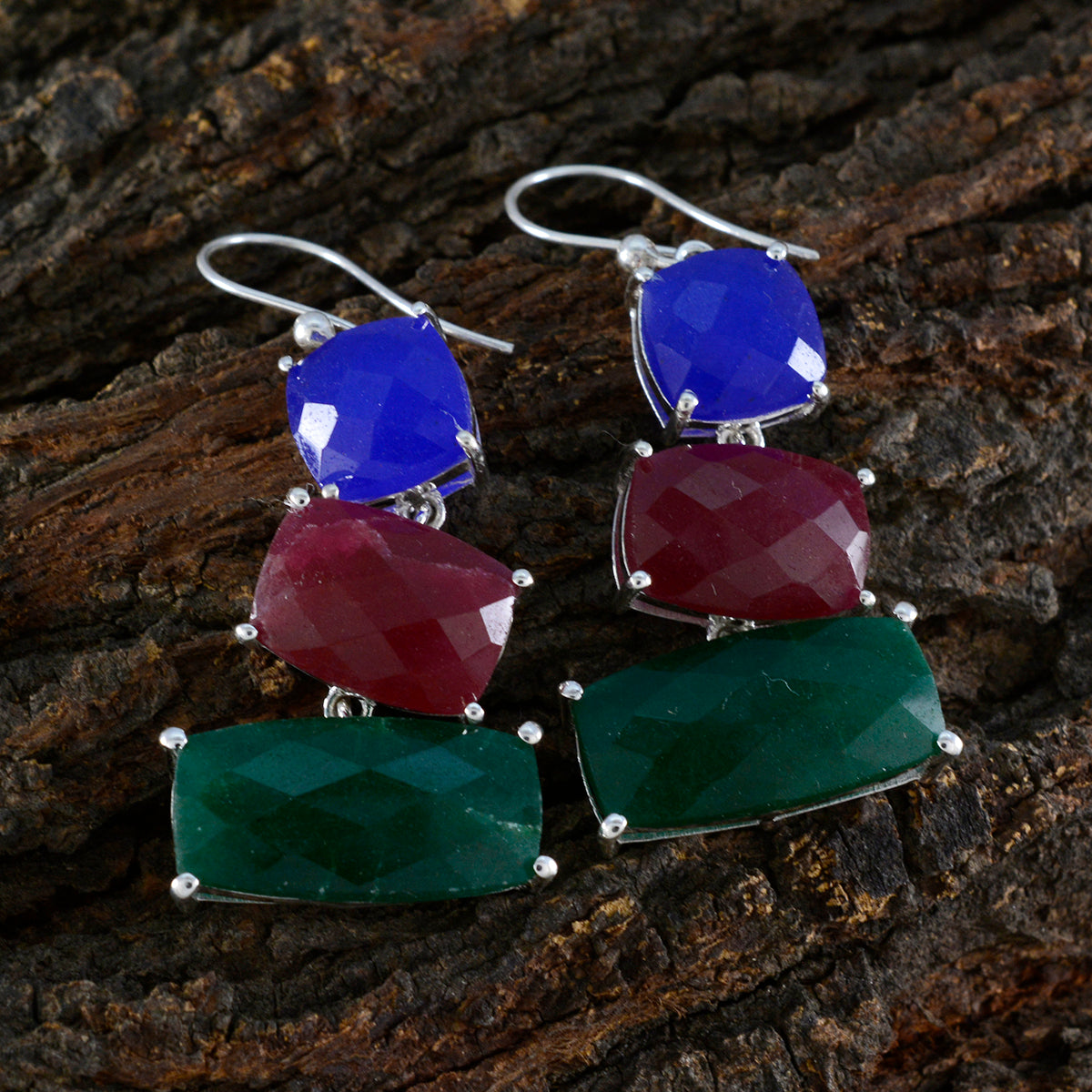 Laura multicolor Edgy Trilogy Dangle Earring