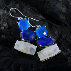 Lourdes multicolor Edgy Trilogy Dangle Earring