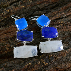 Lourdes multicolor Edgy Trilogy Dangle Earring