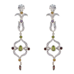 Riya multicolor Edgy multiple Stud Earring Multi multicolor Stud