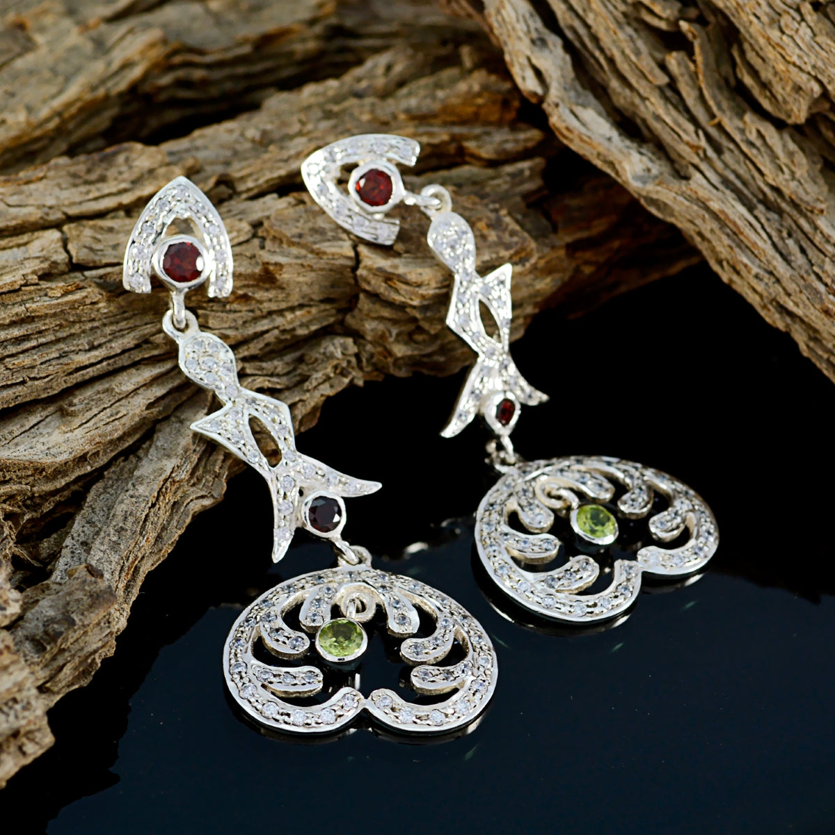 Saanvi multicolor Edgy multiple Stud Earring