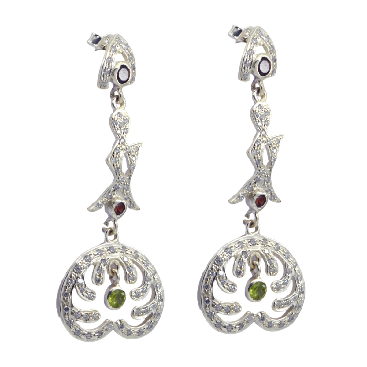 Saanvi multicolor Edgy multiple Stud Earring