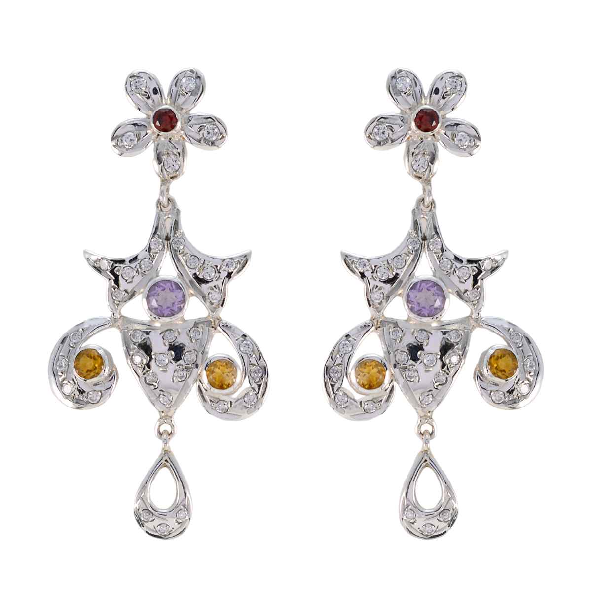 Siti multicolor Edgy multiple Stud Earring Multi multicolor Stud