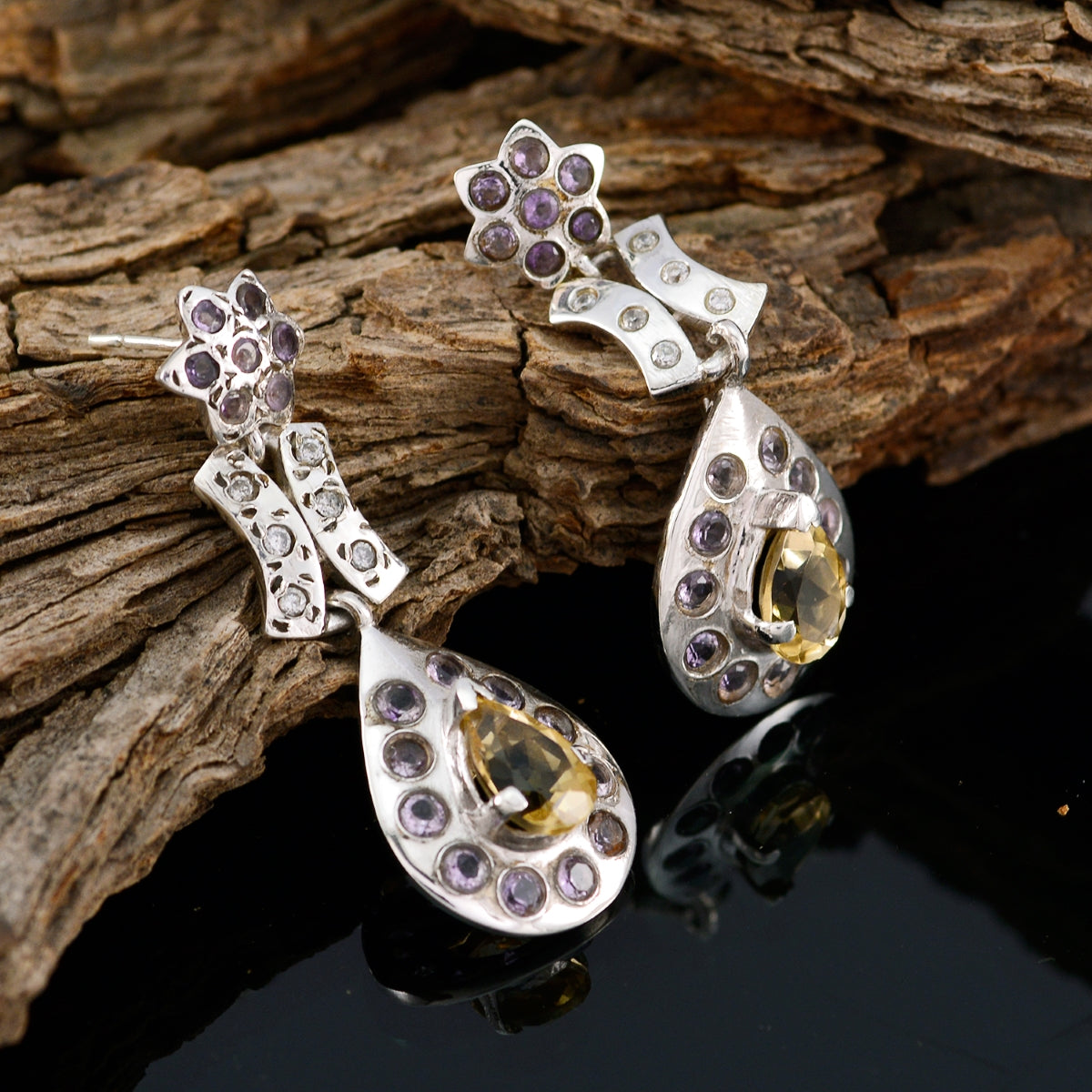 Kristine multicolor Eye catching multiple Stud Earring