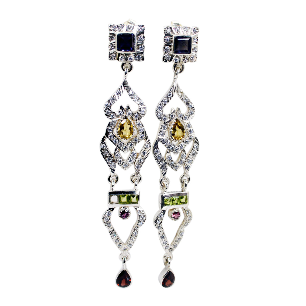 Aisha multicolor Chunky multiple Stud Earring