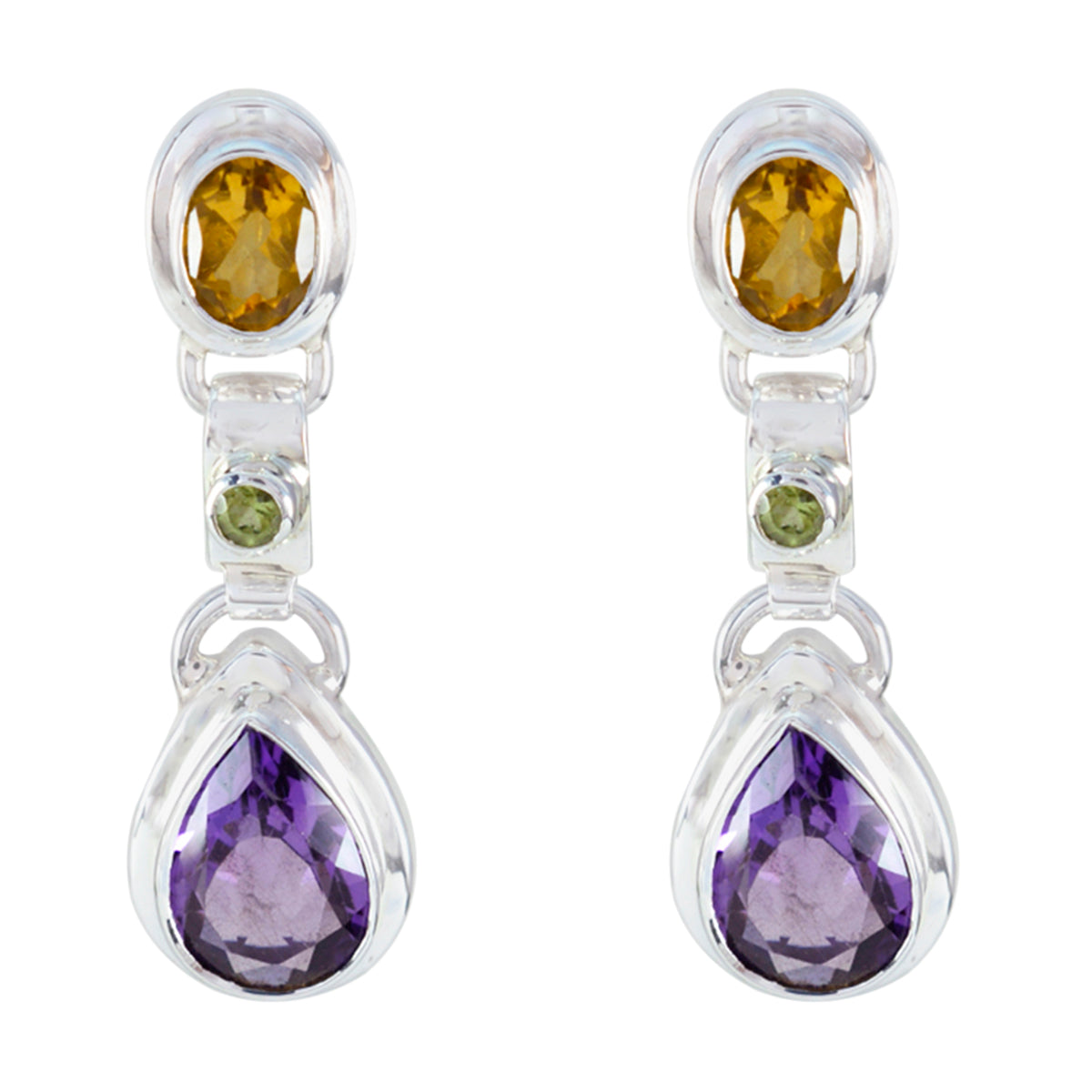 Mathilde multicolor Edgy multiple Stud Earring Multi multicolor Stud