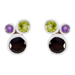Haruka multicolor Delicate multiple Stud Earring Multi multicolor Stud