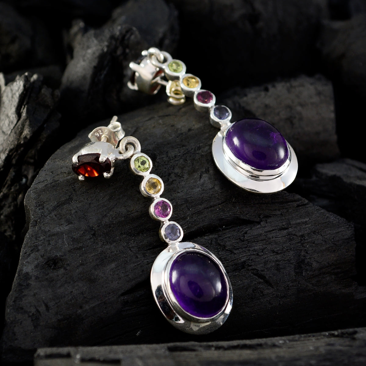 Ida multicolor Mid weight multiple Stud Earring