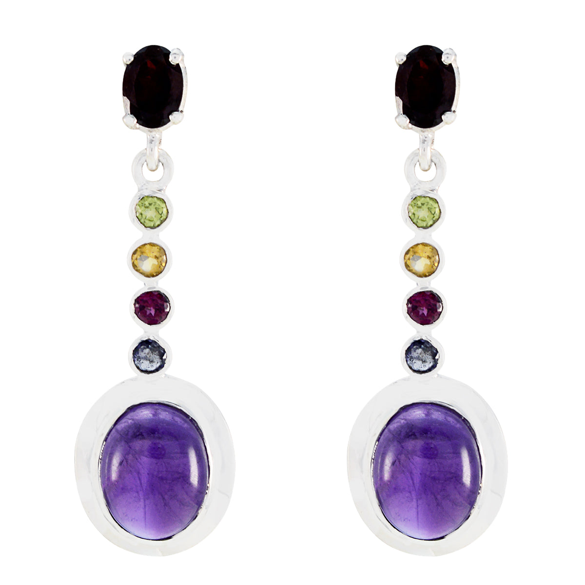 Ida multicolor Mid weight multiple Stud Earring Multi multicolor Stud