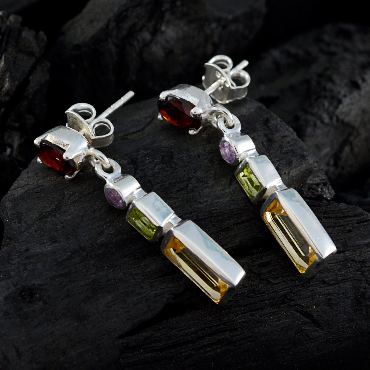 Kennedy multicolor Slim multiple Stud Earring