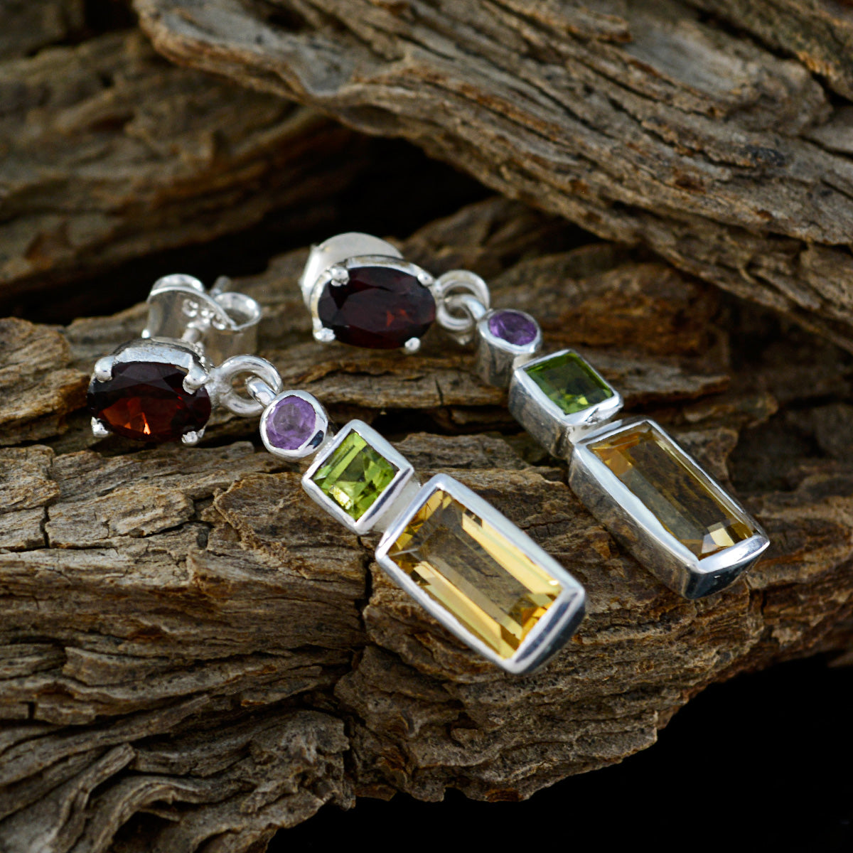 Kennedy multicolor Slim multiple Stud Earring