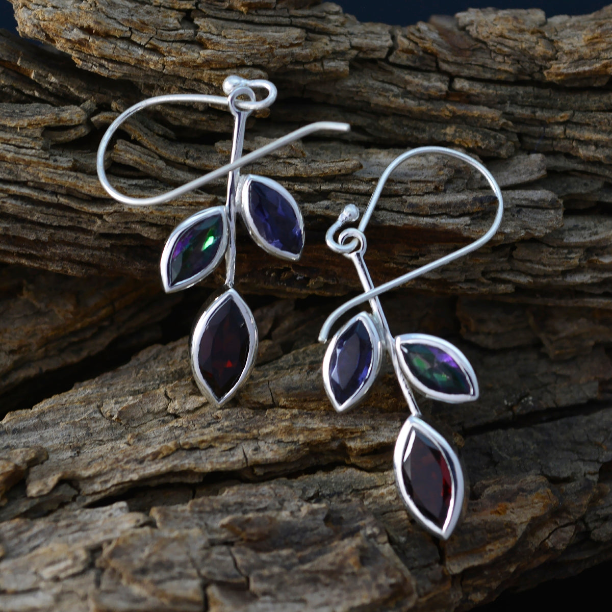 Isabella multicolor Whisper thin multiple Dangle Earring