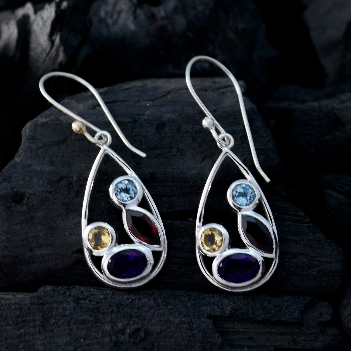 Tereza multicolor Slim multiple Dangle Earring