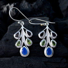 Violet multicolor Minimal multiple Dangle Earring
