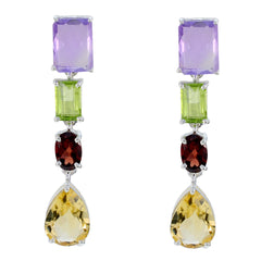 Rina multicolor Whisper thin multiple Stud Earring Multi multicolor Stud