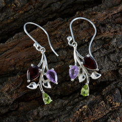 Carla multicolor Whisper thin Trilogy Dangle Earring