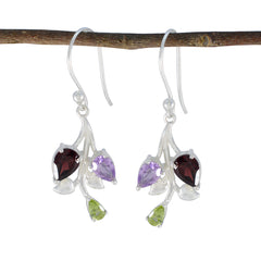 Carla multicolor Whisper thin Trilogy Dangle Earring Multi multicolor Dangle