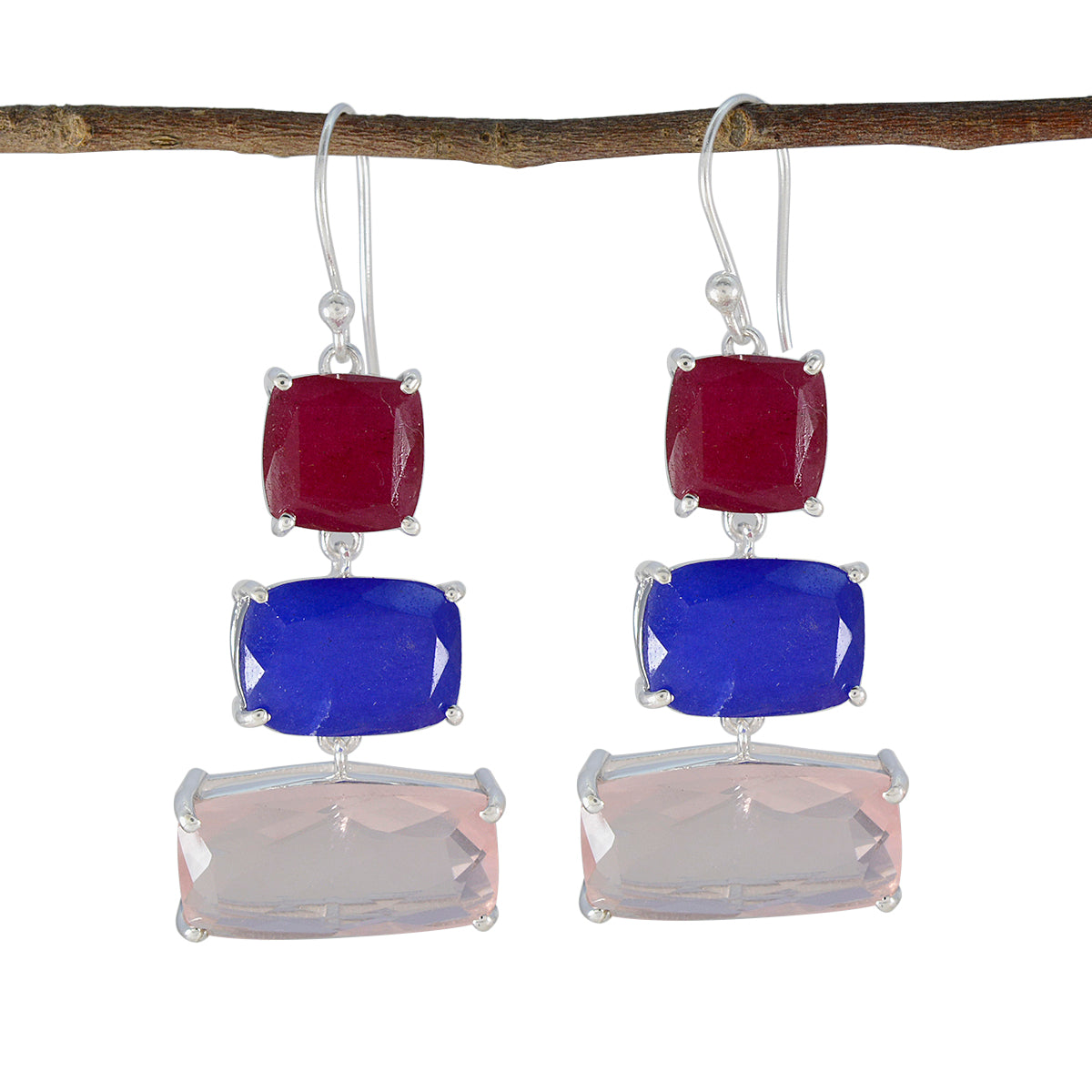 Lucia multicolor Edgy Trilogy Dangle Earring Multi multicolor Dangle