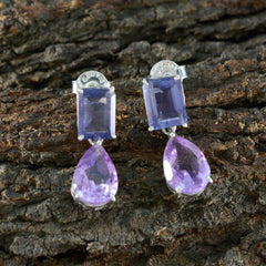 Paula multicolor Dainty Toi et Moi Stud Earring