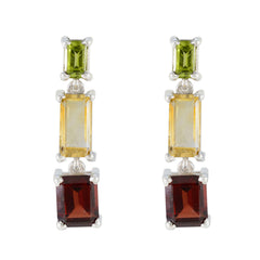 Sara multicolor Mid weight Trilogy Stud Earring Multi multicolor Stud