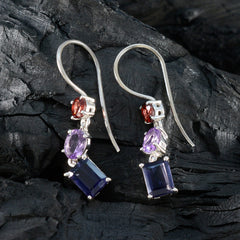 Valentina multicolor Whisper thin Trilogy Dangle Earring