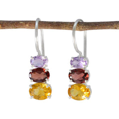 Victoria multicolor Whisper thin Trilogy Dangle Earring Multi multicolor Dangle