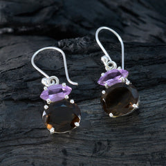 Alice multicolor Minimal Toi et Moi Dangle Earring