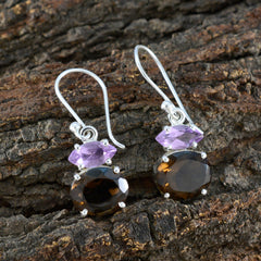 Alice multicolor Minimal Toi et Moi Dangle Earring