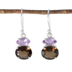 Alice multicolor Minimal Toi et Moi Dangle Earring Multi multicolor Dangle