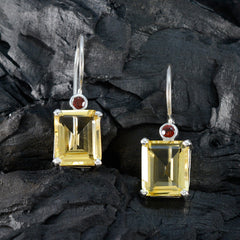 Alina multicolor Minimal Toi et Moi Dangle Earring
